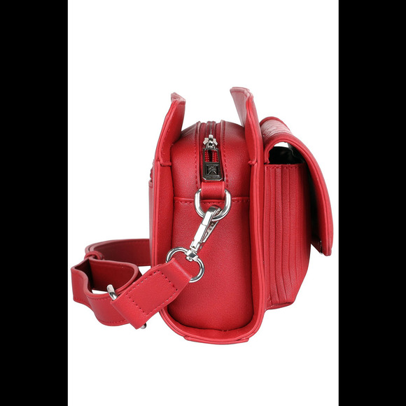 Karla Hanson Rachel City Crossbody Bag with RFID Protection Red - Picture 2 of 4